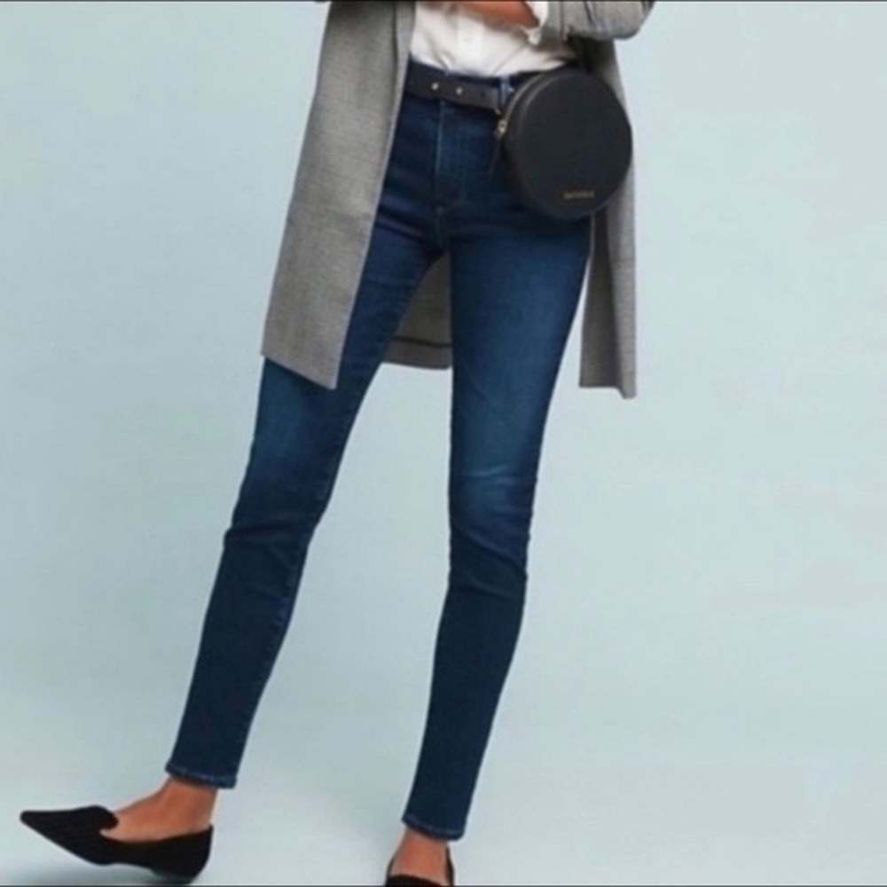 AG Adriano Goldschmied The Matchbox‎ Slim Straight Jeans Dark Wash Size 32x34